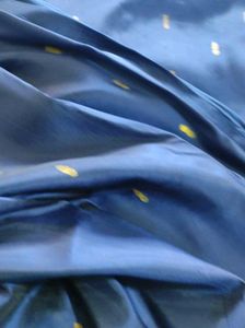 Navy Blue And Brown Kanchipuram Silk Saree