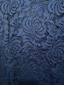 Royal Blue Lace Hi-Lo Dress