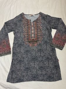 BIBA satin desi Print Kurta