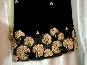 Wedding Wear Net Work Suit Chunni
