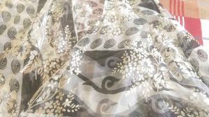 Kurta With Shrug Beautiful Sleeves Black And White