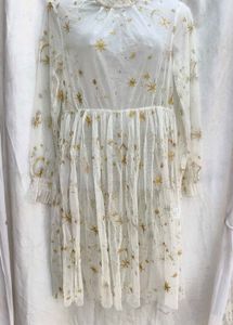 13111. Elegant Floral Chiffon Maxi Dress