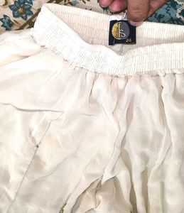 White &amp; Gold Embroidered Outfit
