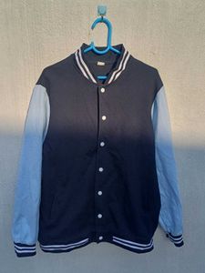 💙Two-Tone Varsity Jacket(l 27 B 22)
