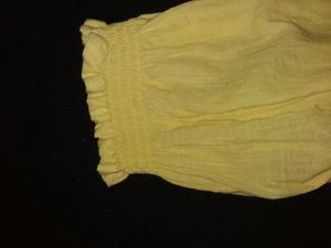 Yellow Ruffled Top