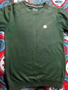Boys Dunstin Olive Green Sweatshirt