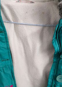Blue Puffer Jacket For Girls 💙