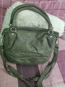 Liebeskind Berlin Grey Leather Satchel