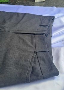 Grey Flared Pants - 23
