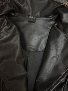 Black Faux Leather Jacket