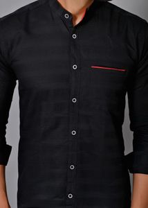 Men&#39;s Striped Casual Shirt