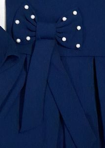 Navy Blue Top With Bow