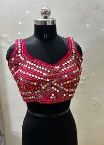 ✨Mirror Work Bakless Blouse✨