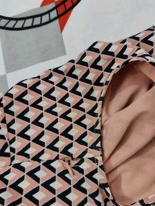 Pink Patterned Dress