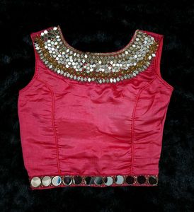 Rosy Pink 2 Colour Lehenga