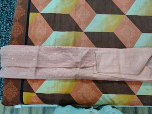 Peach Sequin Kurti - Size XL
