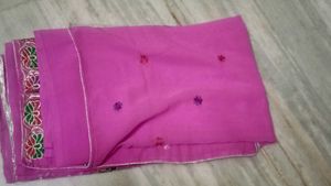 Beautiful Pinkish Floral Sarees
