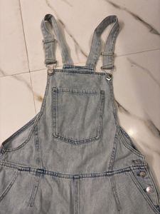 Denim Overalls Shorts