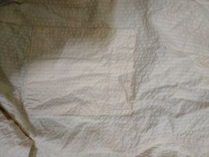 Cream Texture Camp Collar Shirt