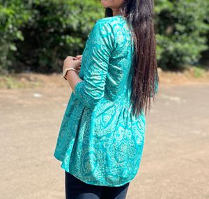 Stylish Teal Top