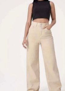 brand new white jeans