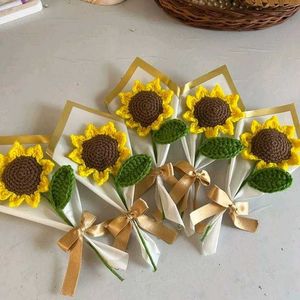Crochet Sunflower Bouquet