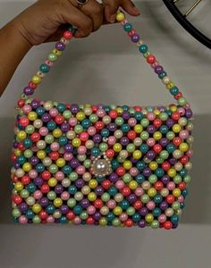 Colourful Pearl Bag