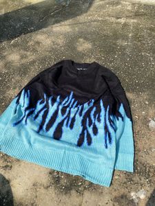 Flame Graphic Sweater