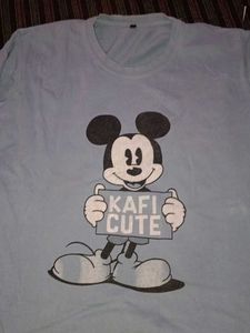Mickey Mouse 'Kafi Cute' Graphic Tee