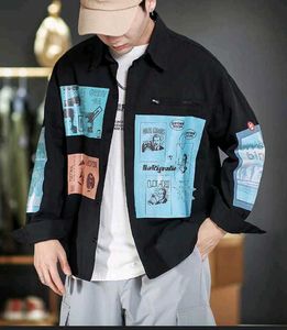Graphic Streetwear Print Shirt Oversized