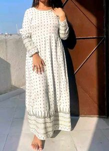 Elegant Printed Ethnic Gown