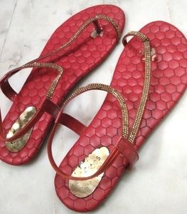 Red Sandals