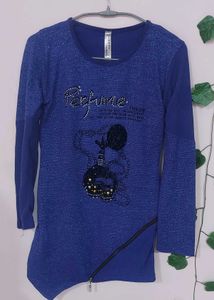 Navy Blue Top For Girls