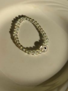 Rainbow, clear quarts Evileye Bracelet