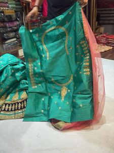 langha fancy gota pati silk