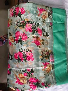 Saree With Stitched Blouse