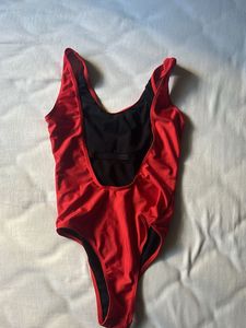 Red One-Piece Swimsuit