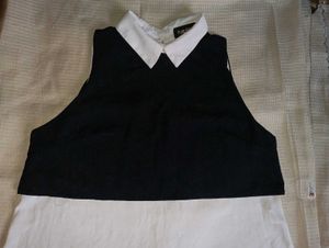 Off White With Black Stylish Top