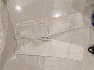 Beige Cargo Pant