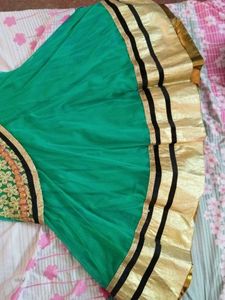 Elegant Green Ethnic Gown