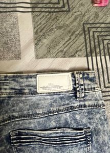 Acid Wash Denim Jeans