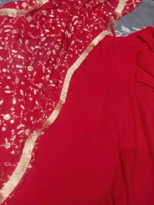 Elegant Pink Anarkali Suit Set