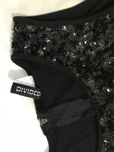 H&amp;M Divided Stretchy Sequinned Bodycon Size S