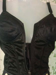 Vintage Black Corset Bra