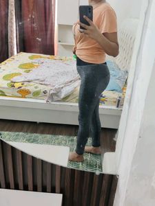 Gray Leggings