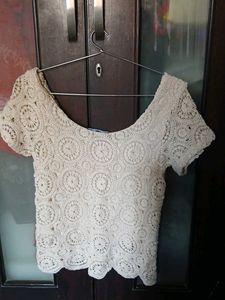 Crochet Detail Top - XL Size
