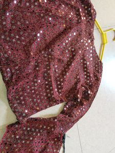 New Shimmering Crop Top