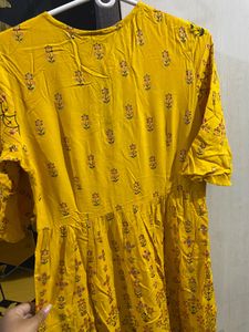 Indya Long Yellow Kurta