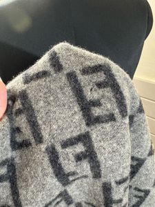 Authentic Fendi Wool Scarf Unisex