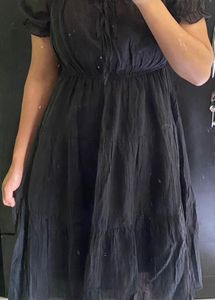 Black Tiered Dress
